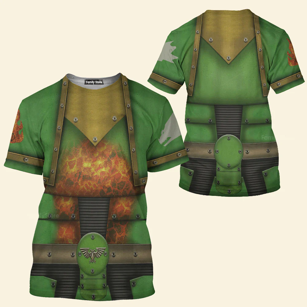 Warhammer Salamanders Legions - Costume Cosplay T-shirt CSWRH108 - Image 2
