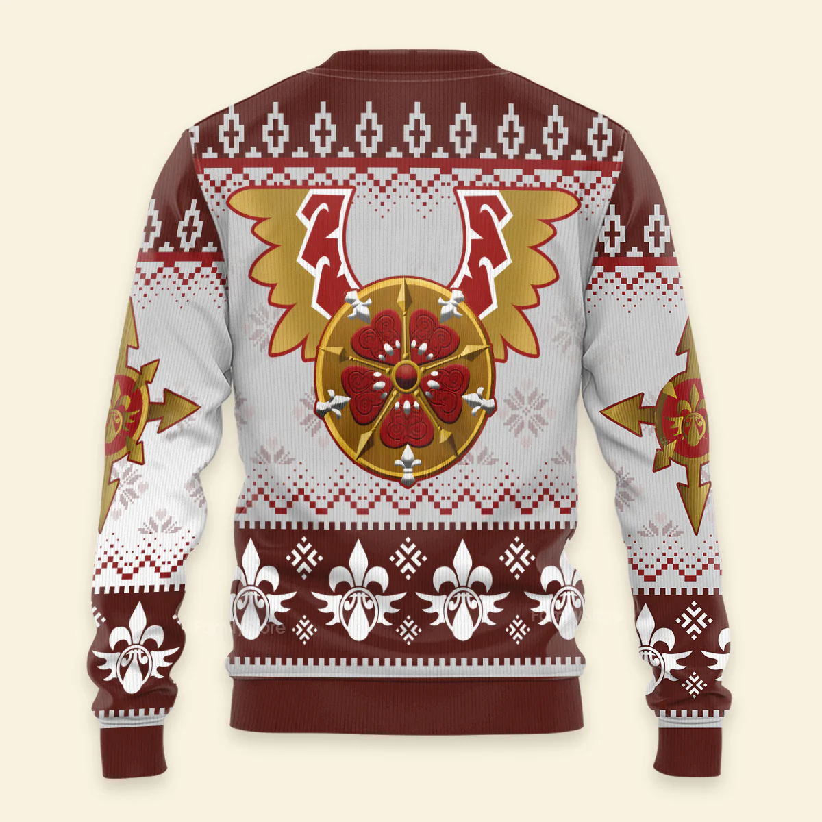 Warhammer Sisters Of Battle Iconic - Ugly Christmas Sweater - Image 3