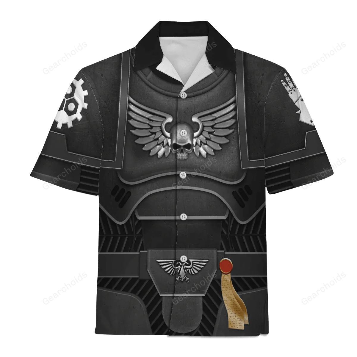 Warhammer Space Marines Iron Hands - Costume Cosplay Hawaiian Shirt CSWRH005