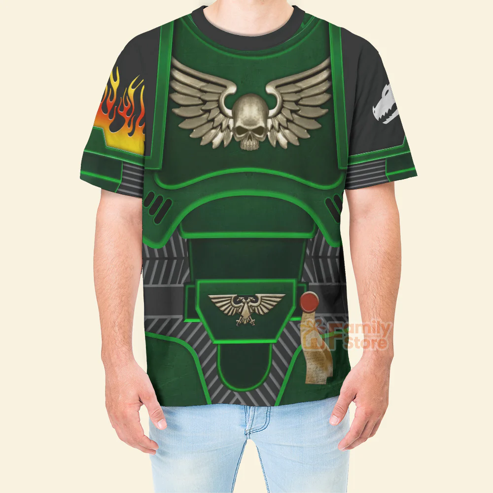 Warhammer Space Marines Salamanders - Costume Cosplay Hoodie Sweatshirt Sweatpants CSWRH006 - Image 12