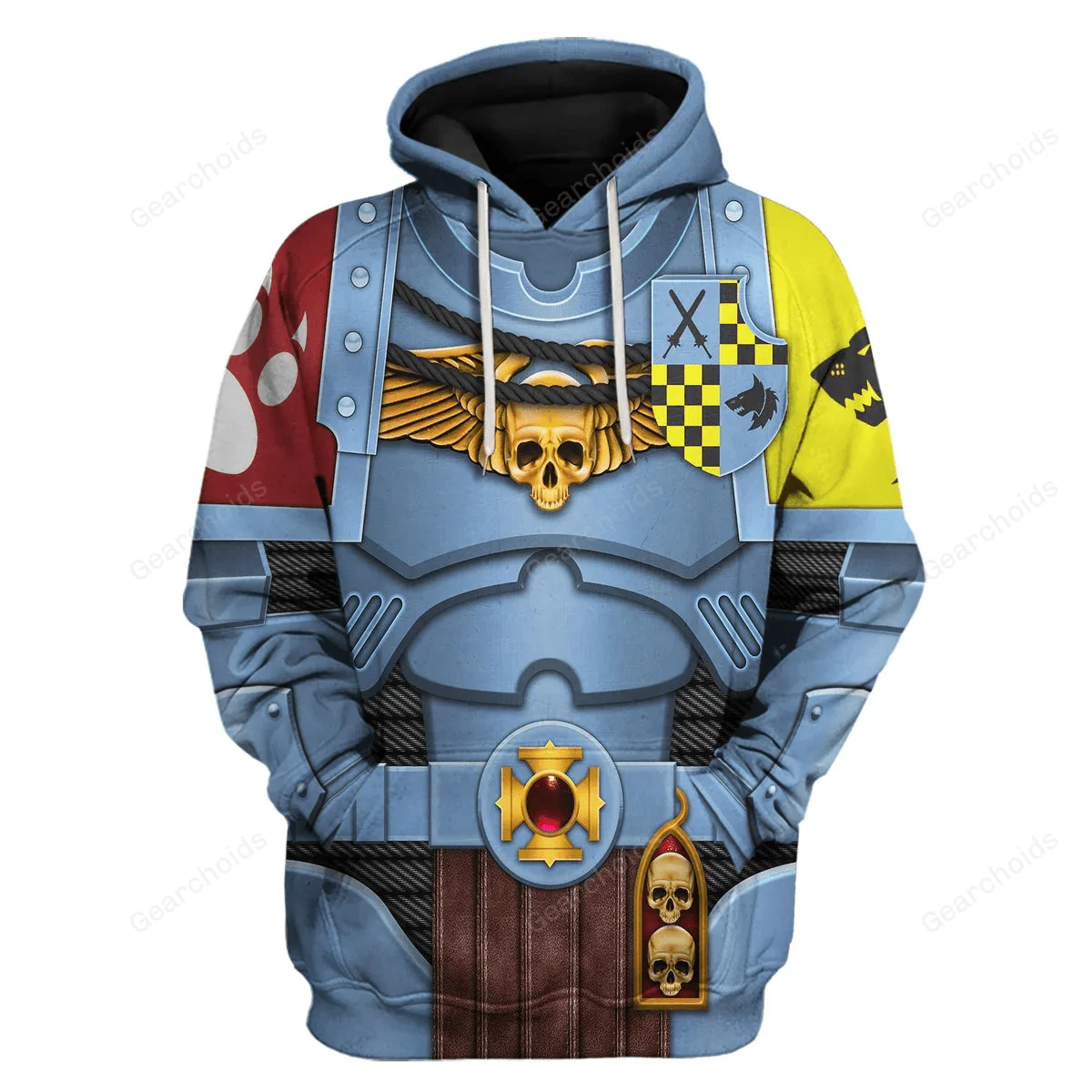 Warhammer Space Wolves Captain - Costume Cosplay Hoodie Sweatshirt Sweatpants CSWRH163 - Image 2