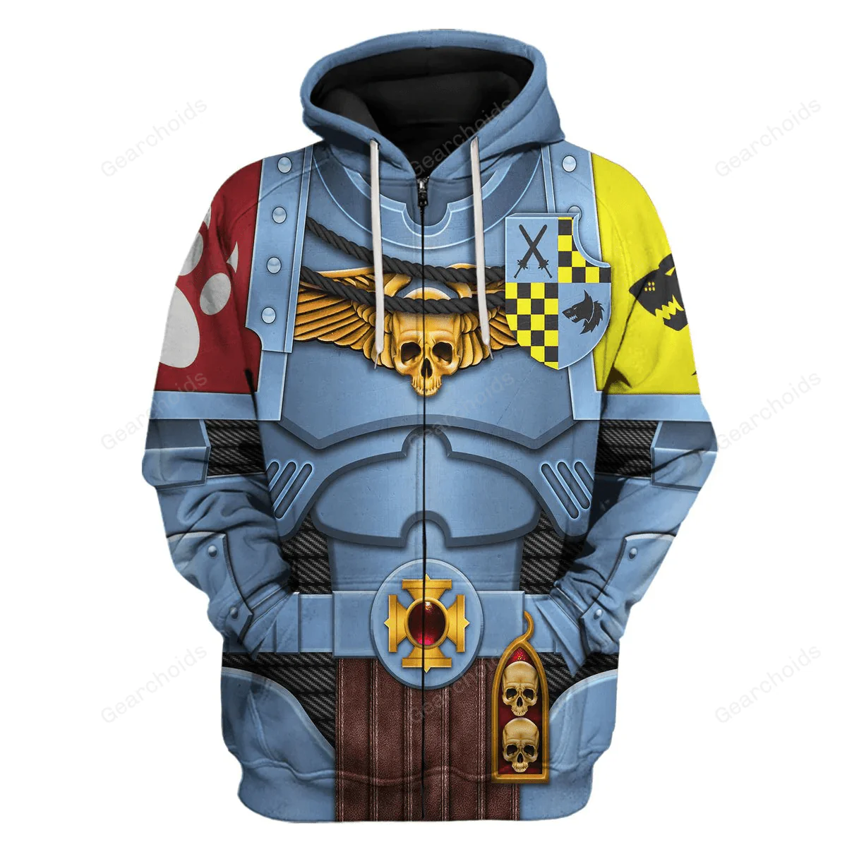 Warhammer Space Wolves Captain - Costume Cosplay Hoodie Sweatshirt Sweatpants CSWRH163 - Image 3