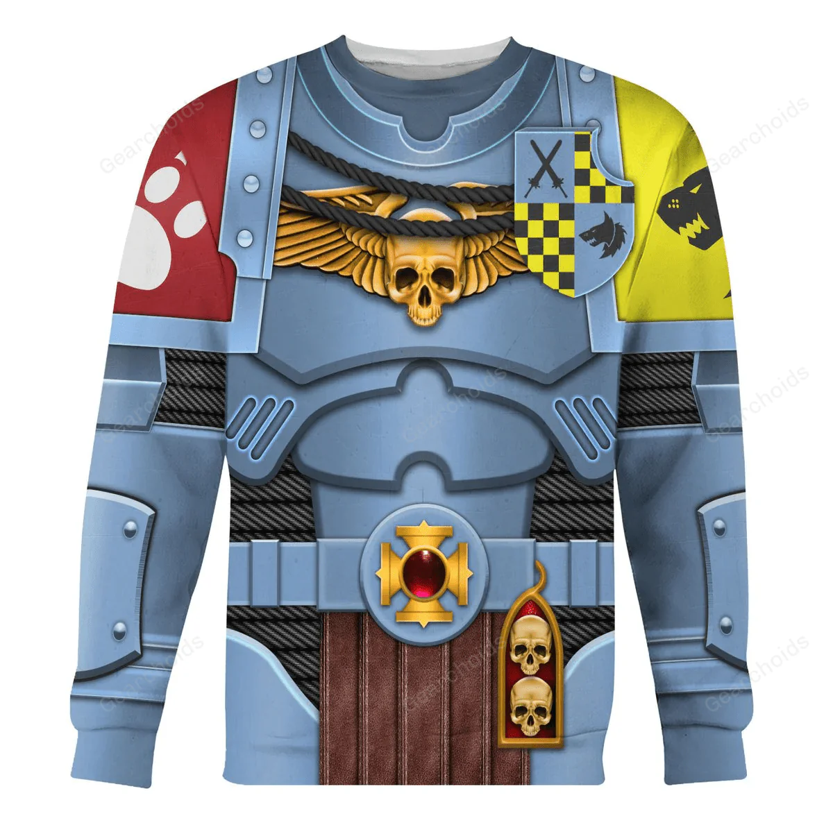Warhammer Space Wolves Captain - Costume Cosplay Hoodie Sweatshirt Sweatpants CSWRH163 - Image 5