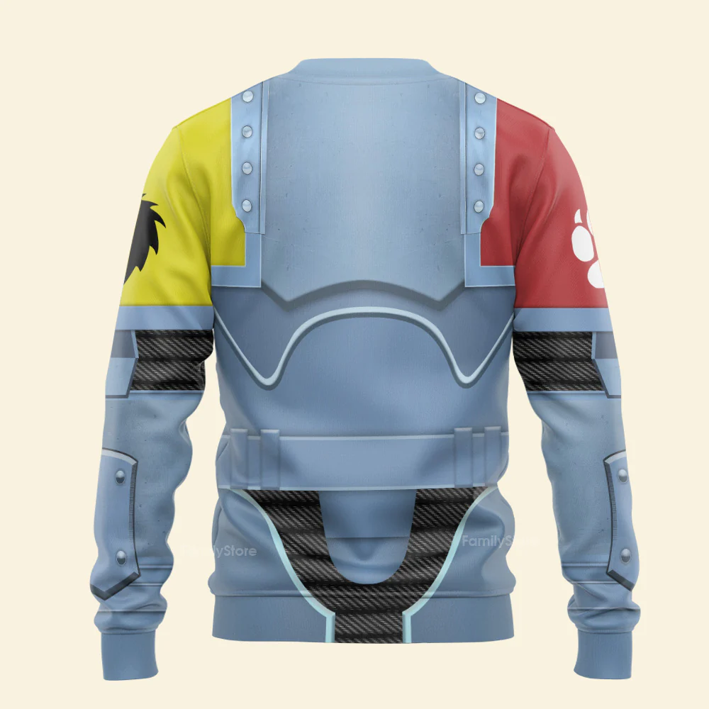 Warhammer Space Wolves Captain - Costume Cosplay Hoodie Sweatshirt Sweatpants CSWRH163 - Image 9