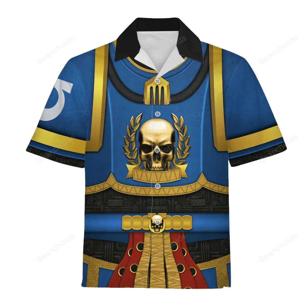 Warhammer Terminator Armour Grimnar - Costume Cosplay Hawaiian Shirt CSWRH036