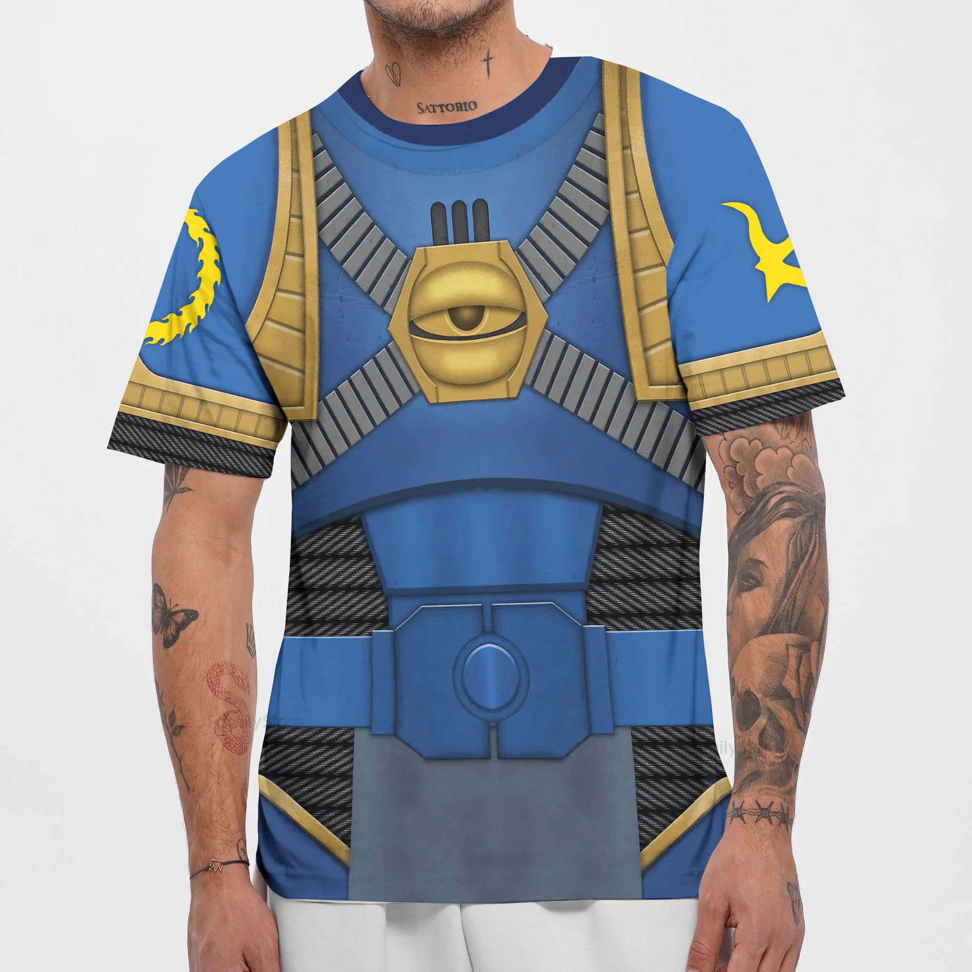 Warhammer Thousand Sons Legion Colour Scheme - Costume Cosplay T-shirt CSWRH096 - Image 2
