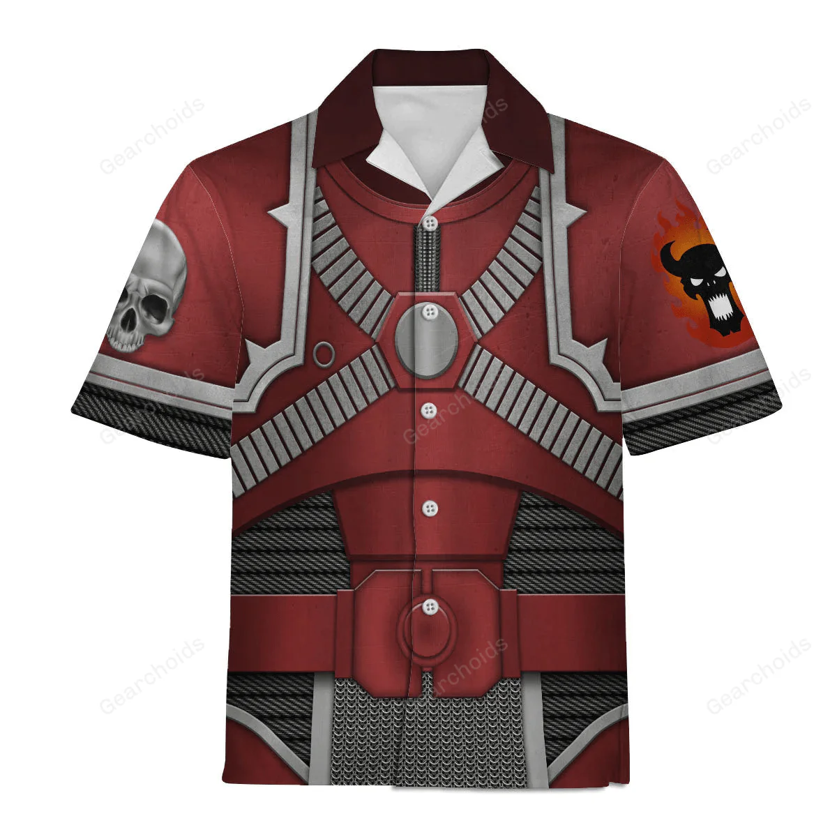 Warhammer Word Bearers Legion Colour Scheme - Costume Cosplay Hawaiian Shirt CSWRH083