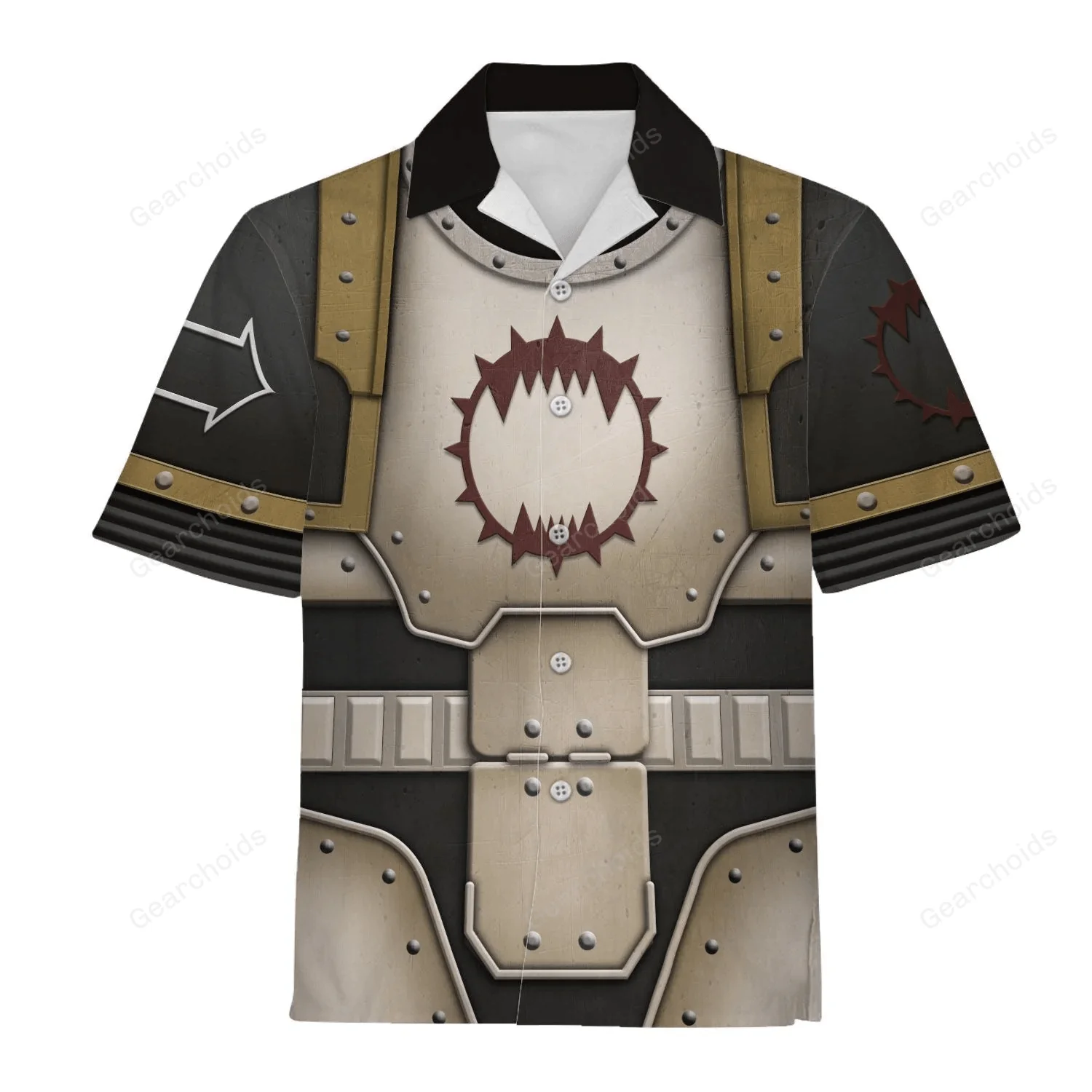 Warhammer World Eater in Mark III Power Armor - Costume Cosplay Hawaiian Shirt CSWRH041