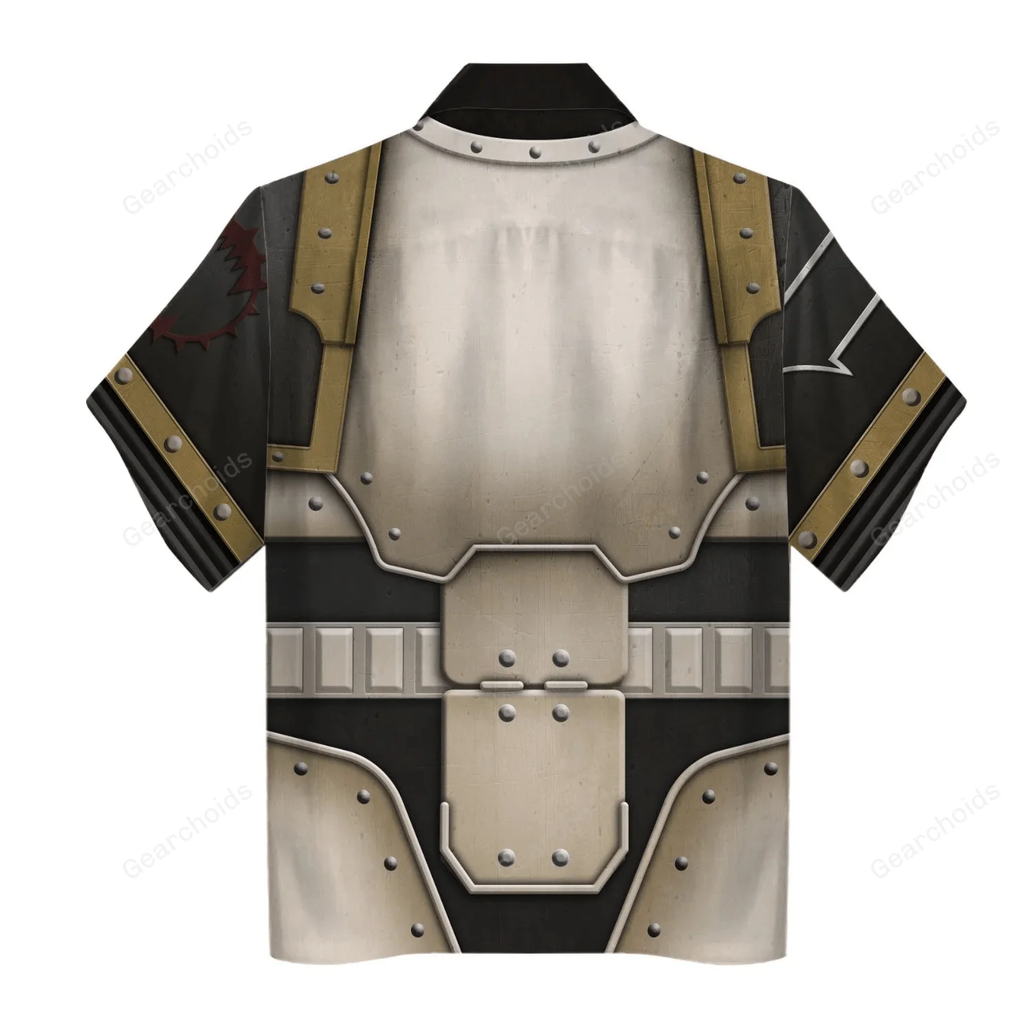 Warhammer World Eater in Mark III Power Armor - Costume Cosplay Hawaiian Shirt CSWRH041 - Image 2