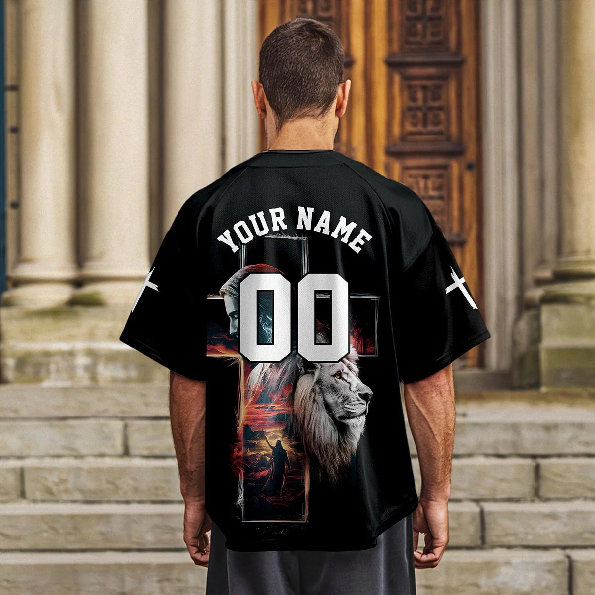 Warrior of Christ He is Risen Baseball Jersey Bundle - Image 8