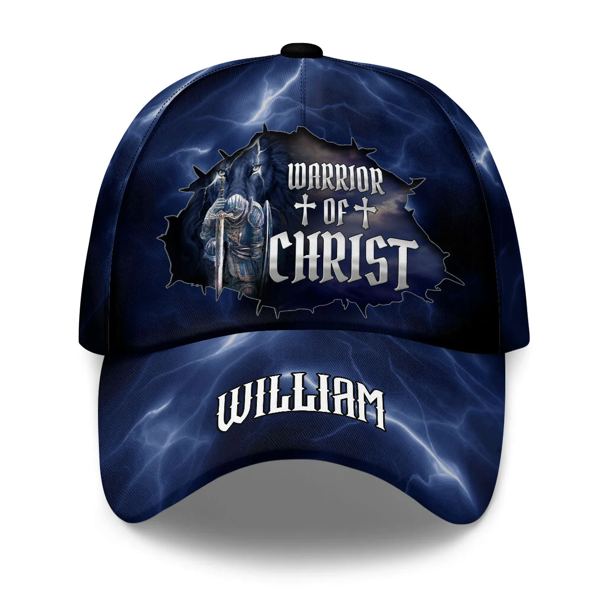 Warrior of Christ - Personalized Classic Cap - Gift For Dad, Husband, Grandpa HN02
