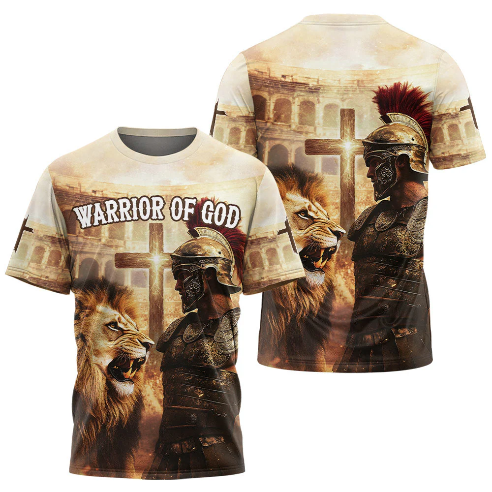 Warrior Of God 3D TShirt - Image 3