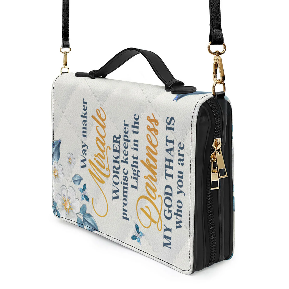 Way Maker And Miracle Worker - Personalized Bible Covers - AT4080601 - Image 5