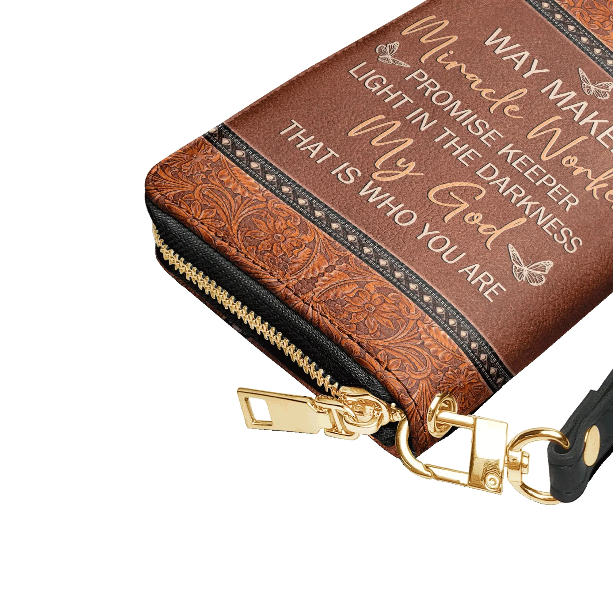 Way Maker Miracle Worker - Christian Leather Wallet - Image 4