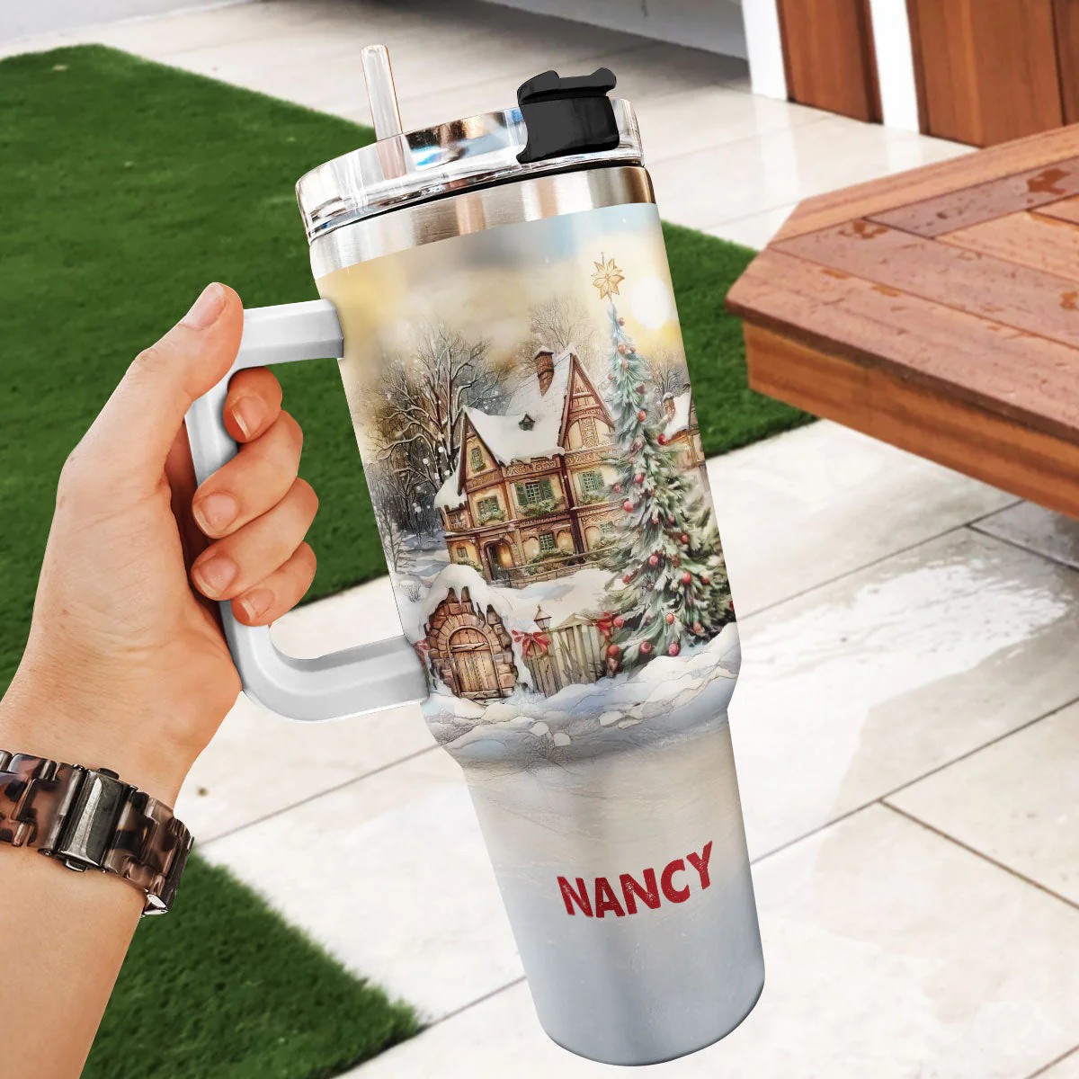 Way Maker Miracle Worker | Personalized Stainless Steel Tumbler - Image 6