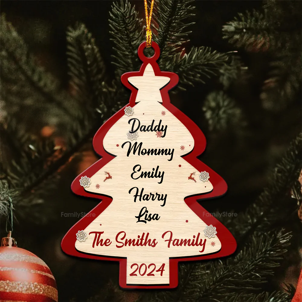 We Make The Season Truly Special - Gift For Family - Personalized Wood Ornament - NA94 - Image 5