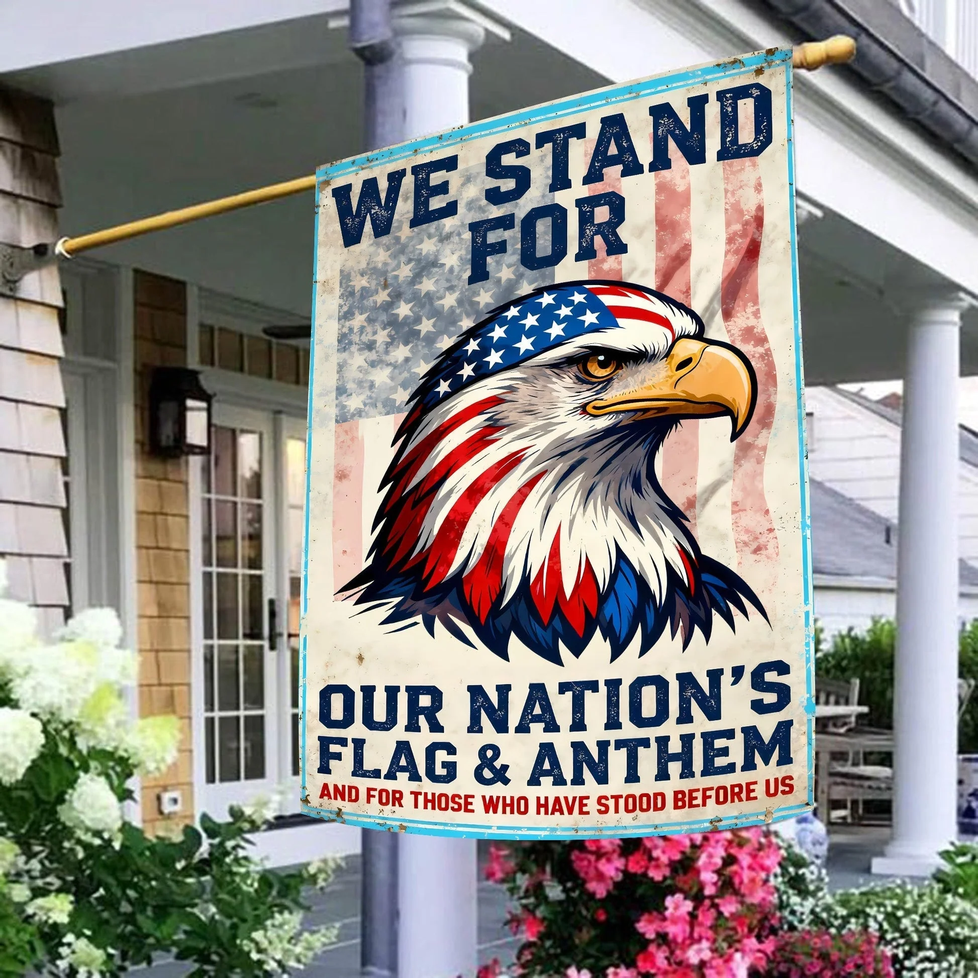 We Stand For Our Nation's - Gift For Veteran, Patriotic | HN02