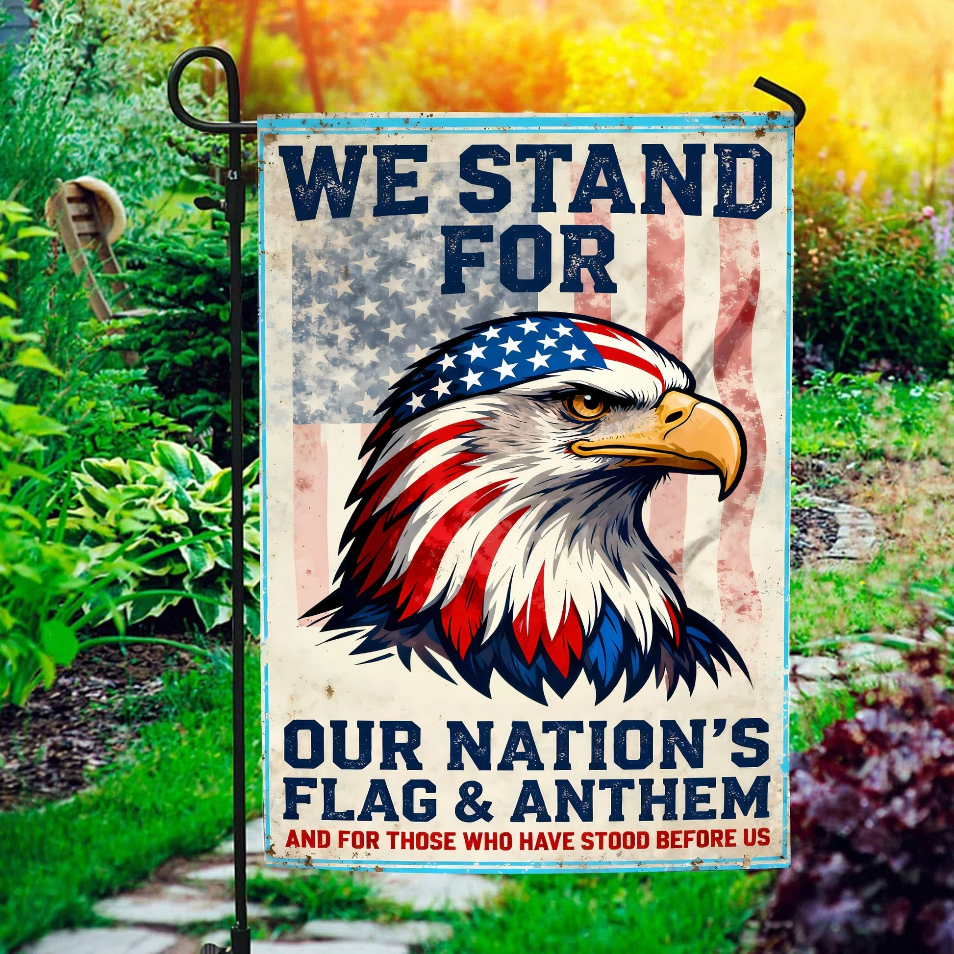 We Stand For Our Nation's - Gift For Veteran, Patriotic | HN02 - Image 6