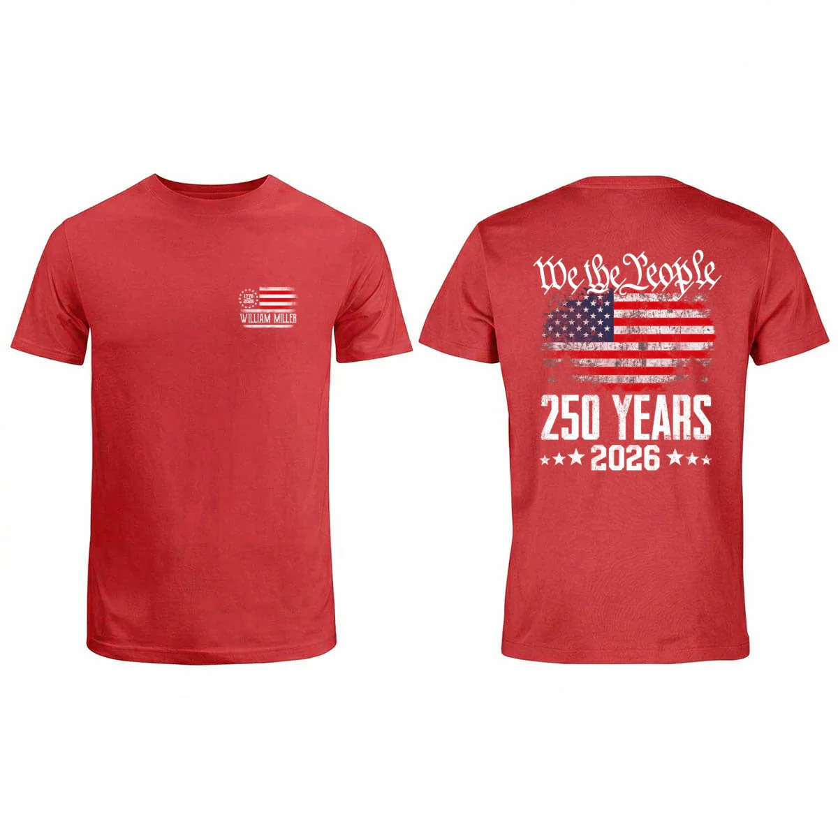We The People 250 Years American Flag - Personalized Shirt - Gift For Patriots - Image 10