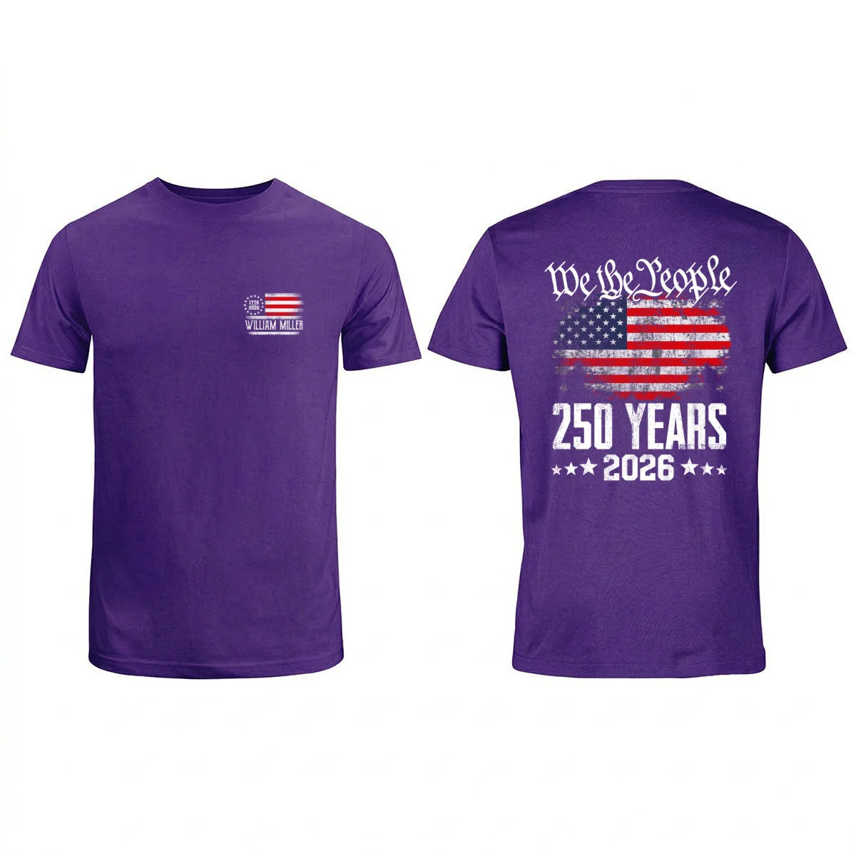 We The People 250 Years American Flag - Personalized Shirt - Gift For Patriots - Image 11