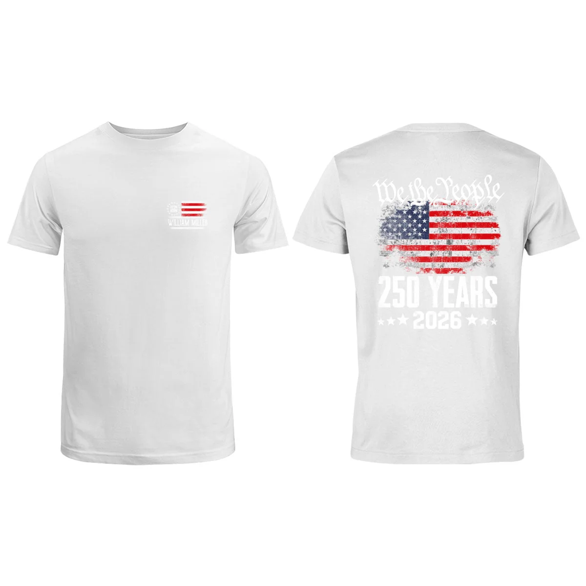 We The People 250 Years American Flag - Personalized Shirt - Gift For Patriots - Image 12