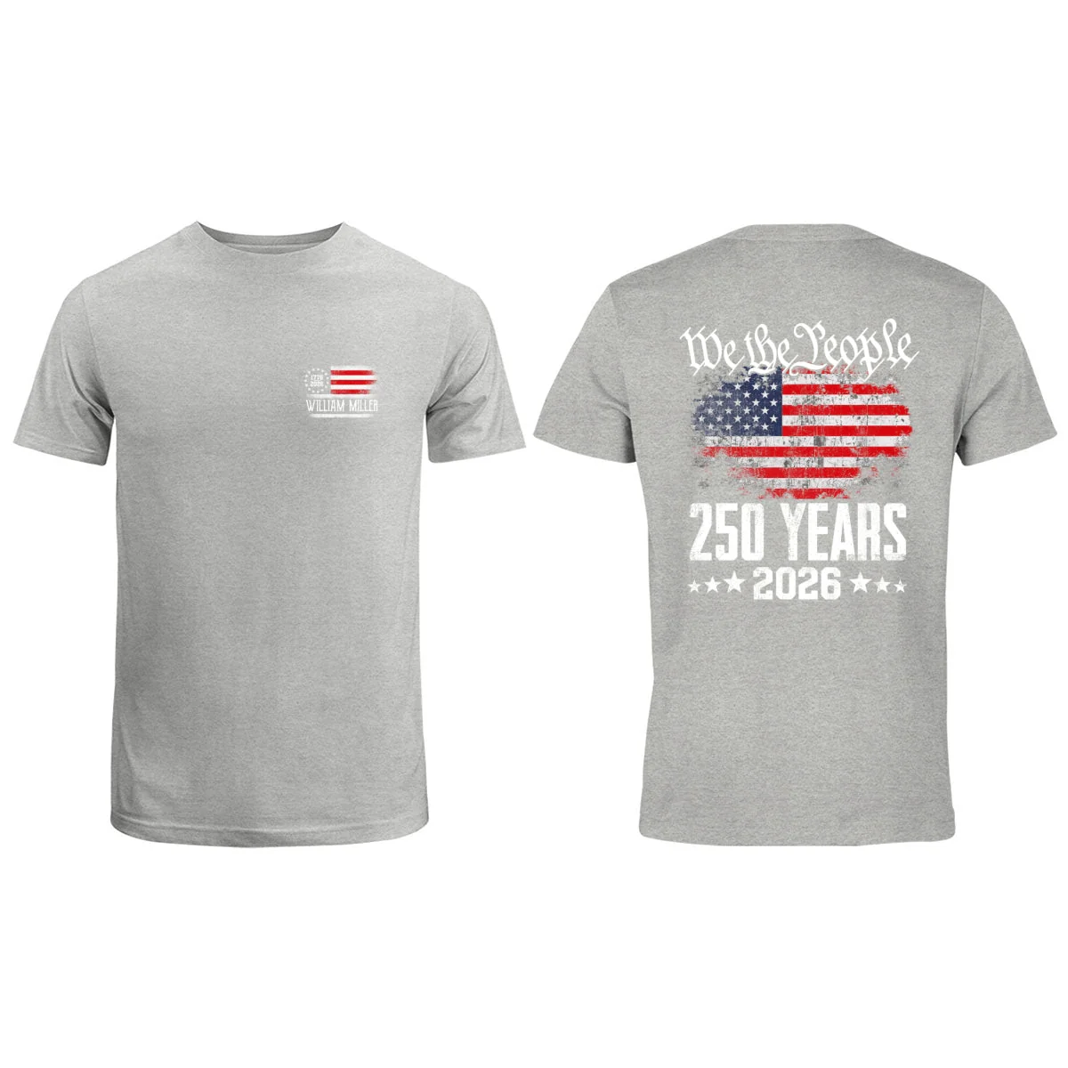We The People 250 Years American Flag - Personalized Shirt - Gift For Patriots - Image 13