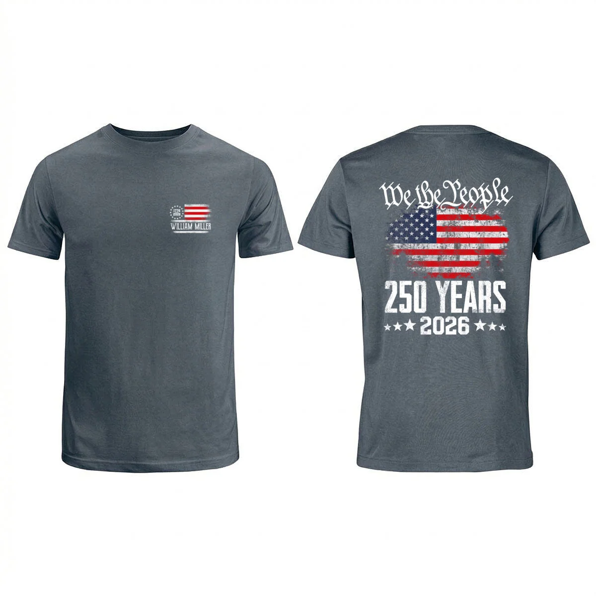 We The People 250 Years American Flag - Personalized Shirt - Gift For Patriots - Image 8