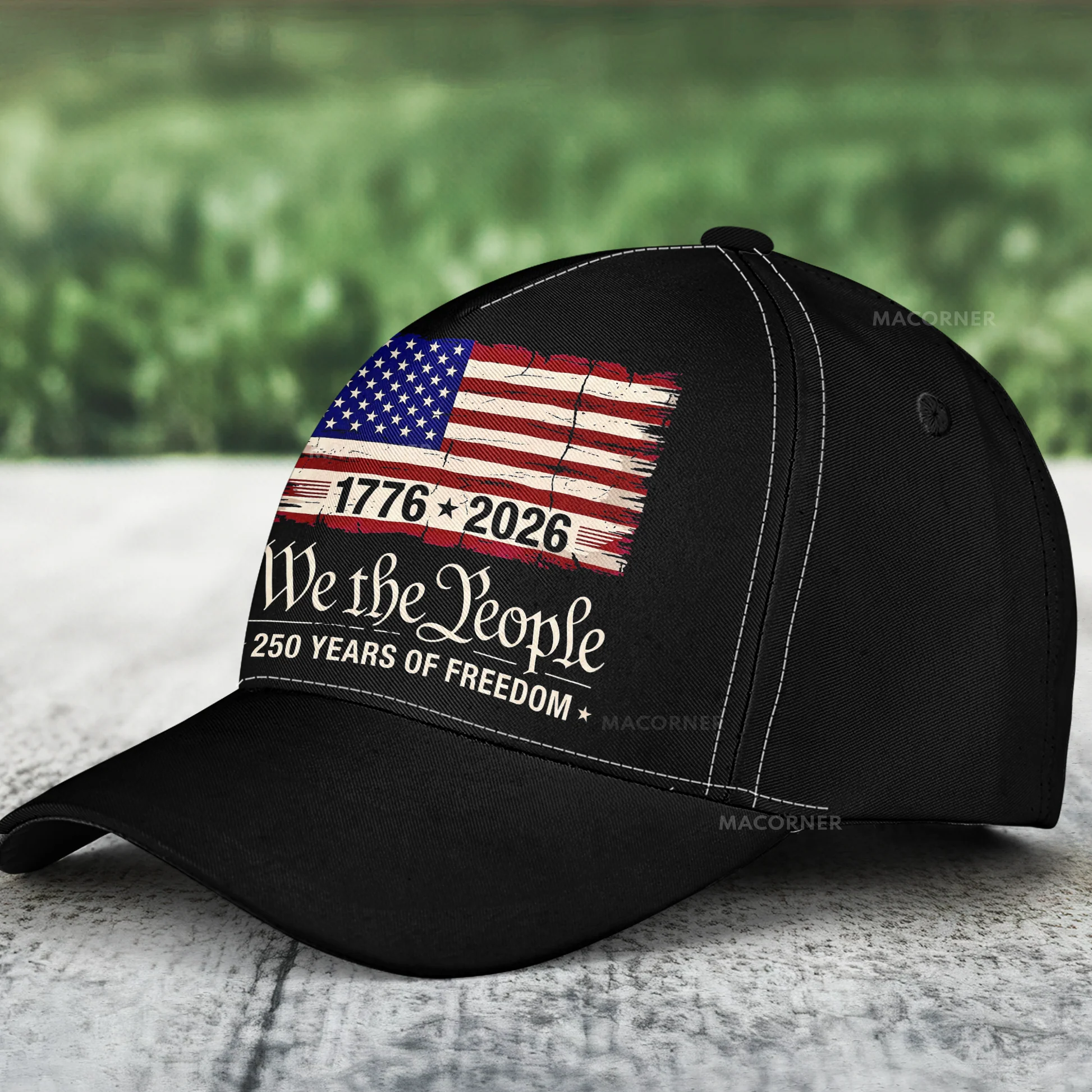 We The People 250 Years Of Freedom - Personalized Classic Cap - Gift For Patriotic, Veteran | HN02 - Image 3