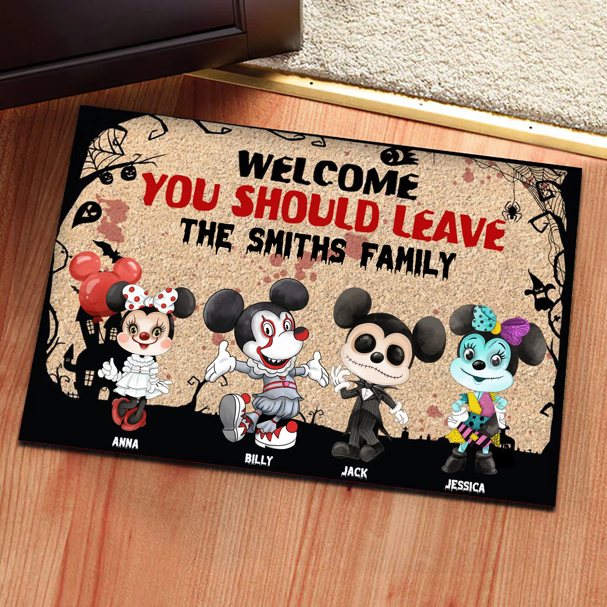 Welcome But You Should Leave - Personalized Door Mat - CL15 NA94 - Image 4