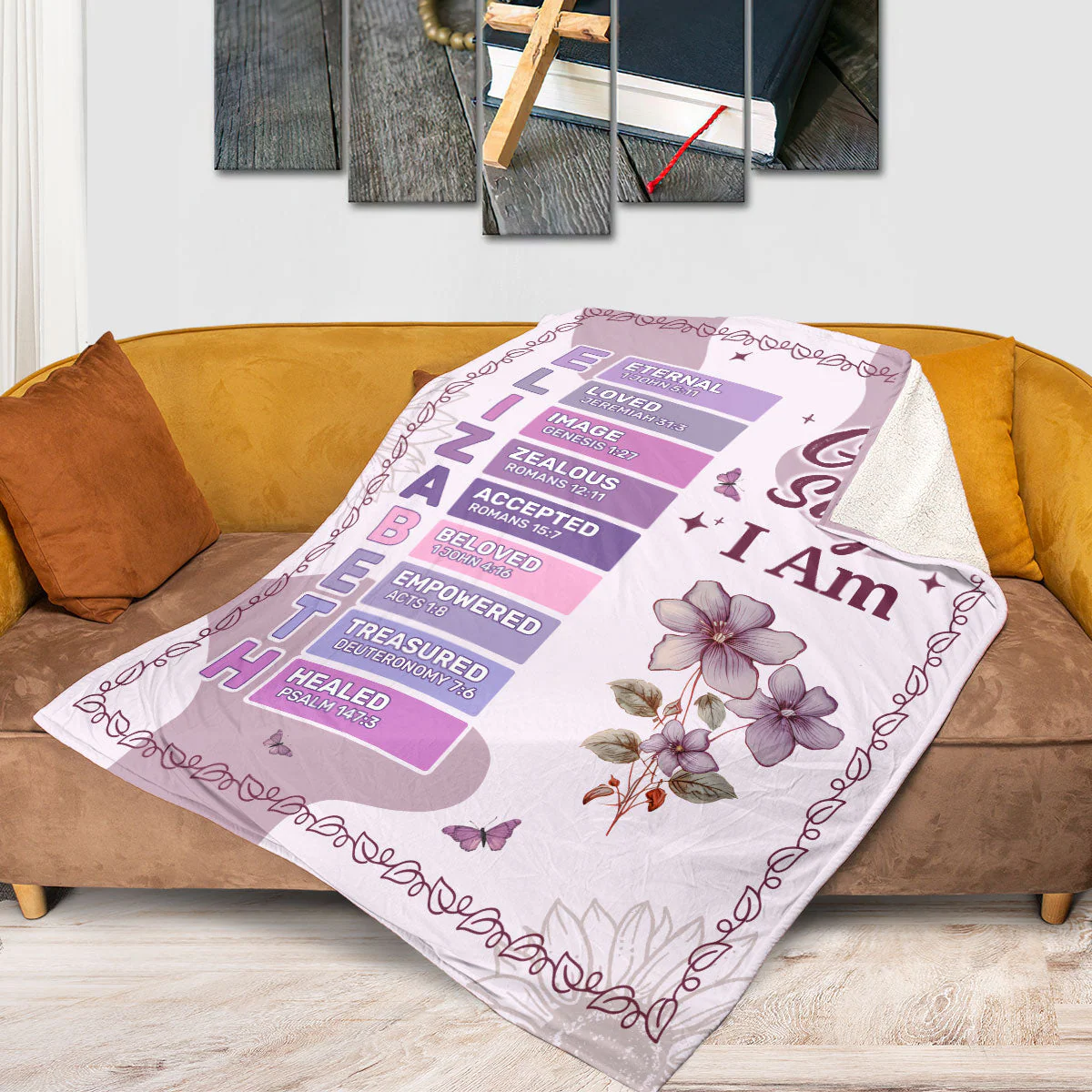What God Says About You - Personalized Blanket TD118 - Image 2