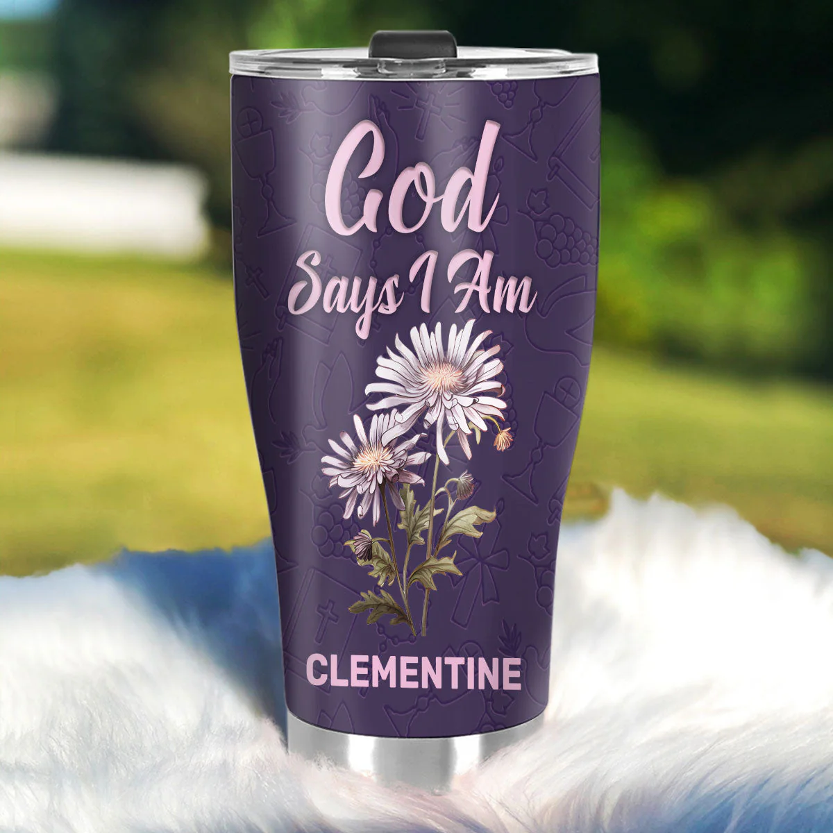 What God Says About You - Personalized Stainless Steel Tumbler TD118 - Image 2