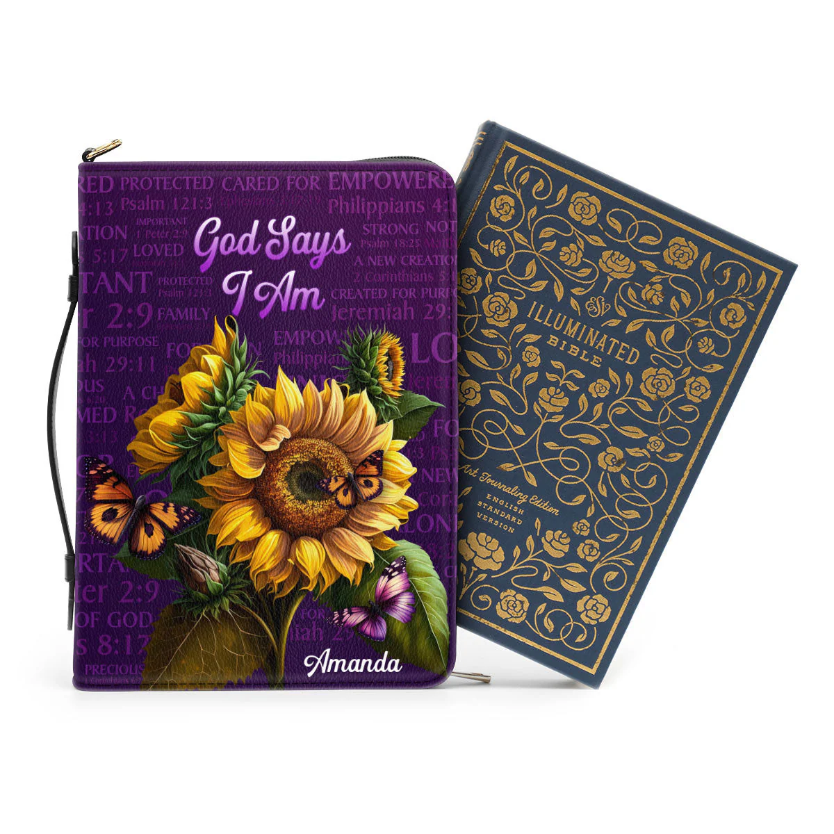 What God Says About You - Thoughtful Gift For Christians - Personalized Bible Covers - AT4081317 - Image 3