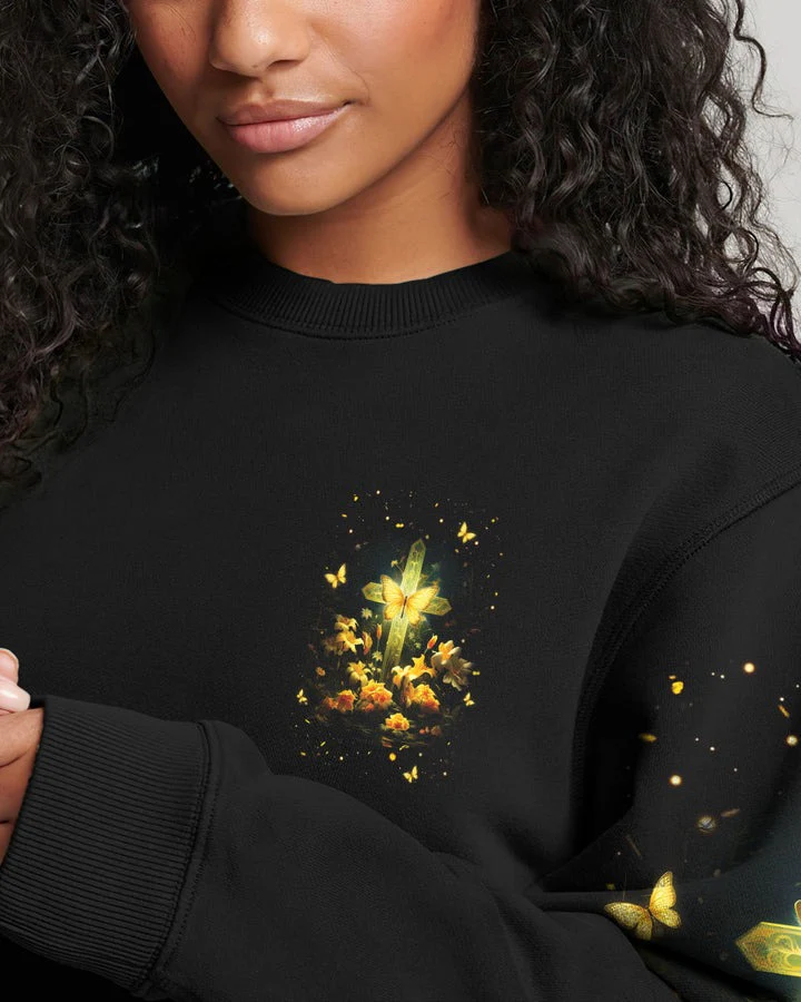 When God Steps In Miracles Happen - Women's All Over Print Shirt - AT4080513 - Image 4