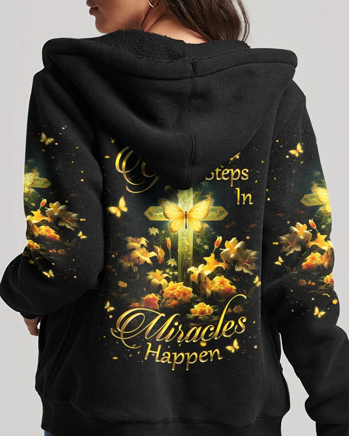 When God Steps In Miracles Happen - Women's All Over Print Shirt - AT4080513 - Image 7