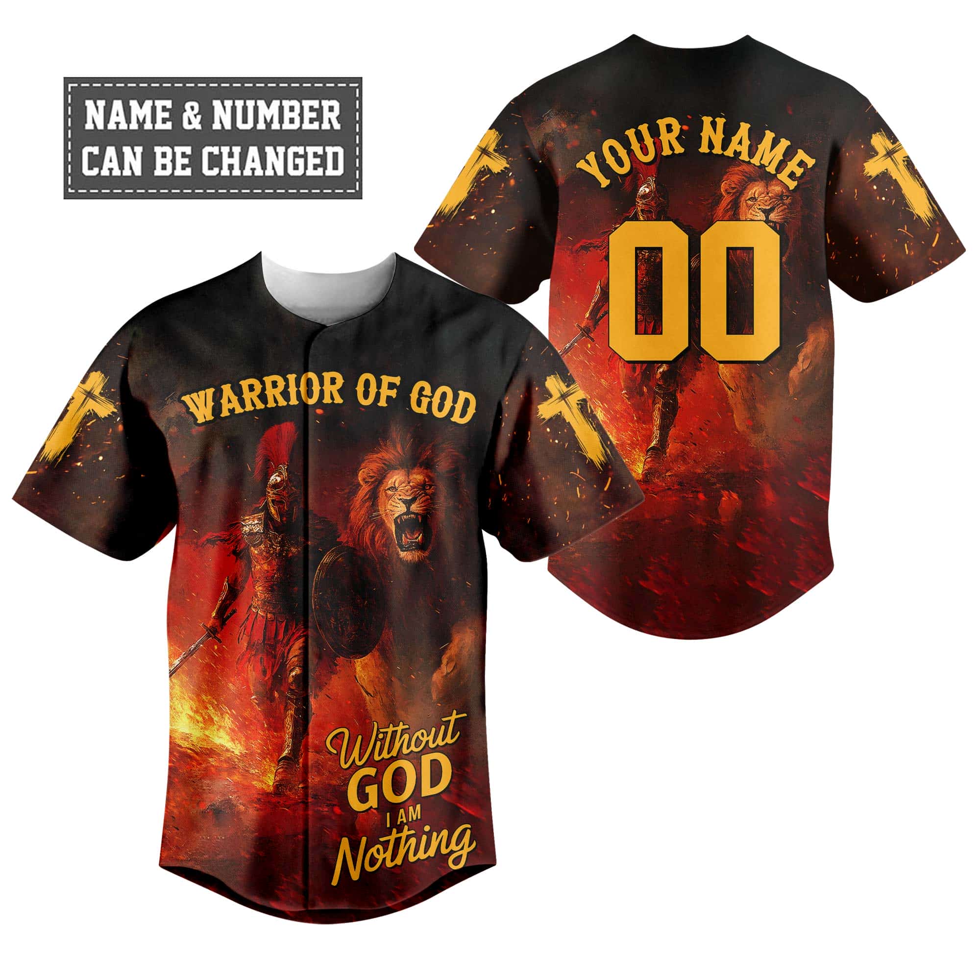 Without God I Am Nothing Baseball Jersey Bundle - Image 2