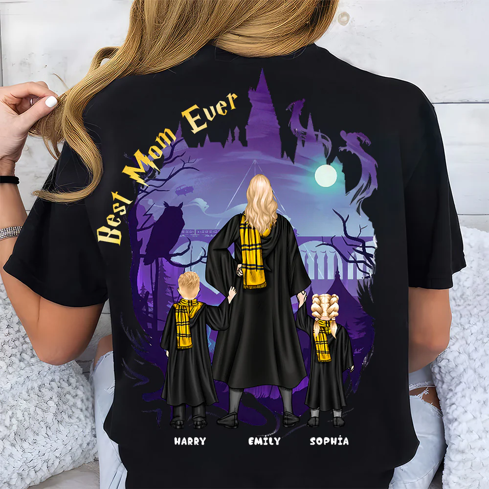 Hapo Best Mom Ever Manager Of Mischief - Personalized Shirt 2 Side - Gift For Mom, Mother’s Day | CL25 NA94 - Image 4