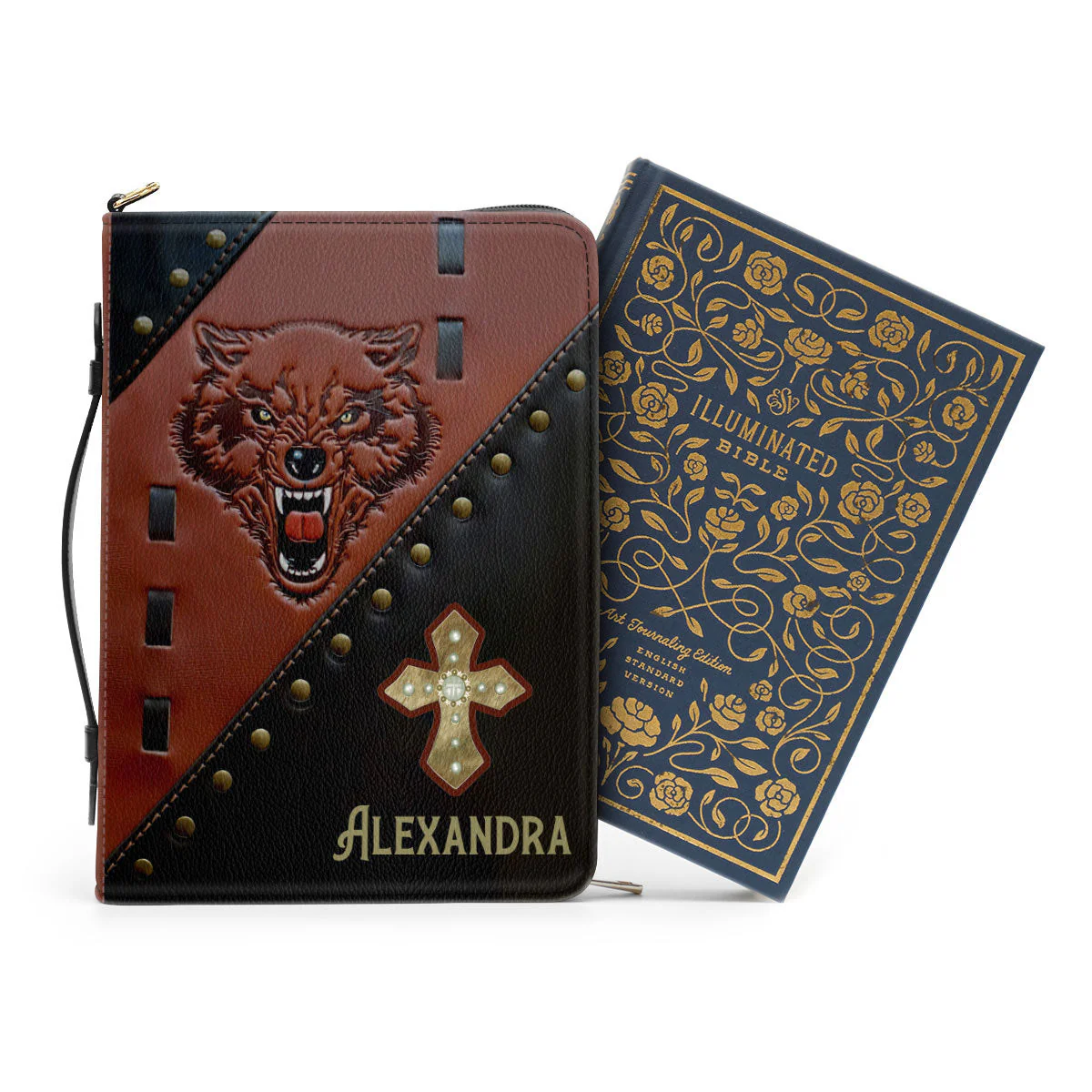 Wolf I Am The Son Of A King - Unique Personalized Bible Covers - AT4082450 - Image 3