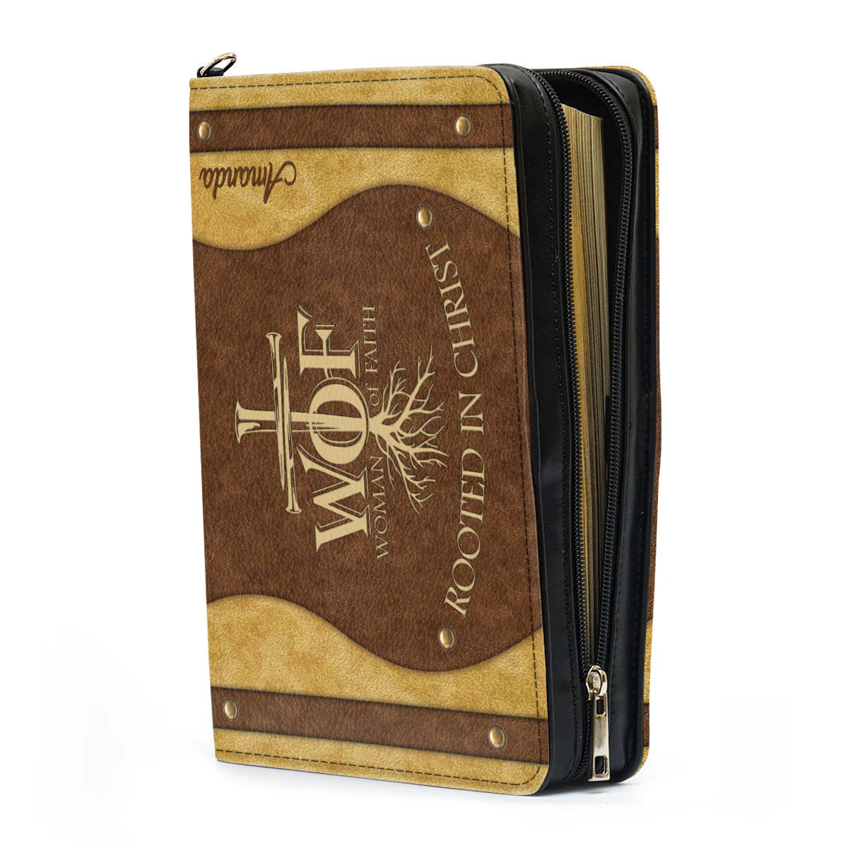 Woman Of Faith Beautiful - Awesome Personalized Bible Covers - AT4081463 - Image 4