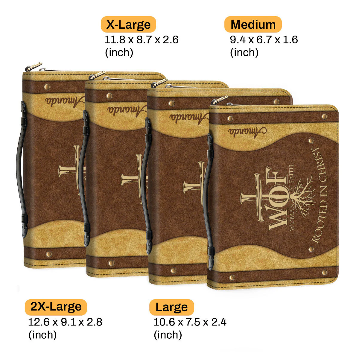 Woman Of Faith Beautiful - Awesome Personalized Bible Covers - AT4081463 - Image 6