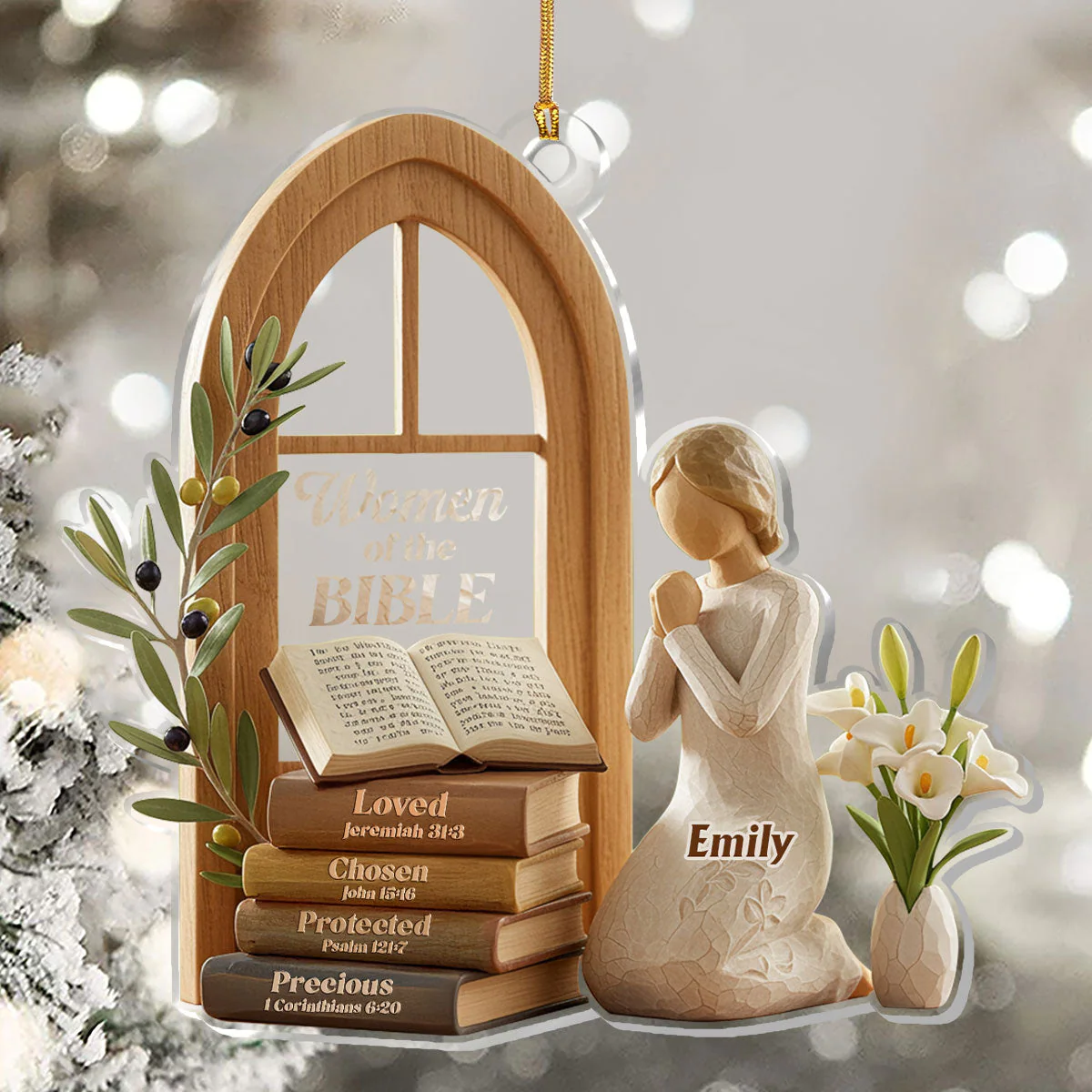 Women Of The Bible - Personalized 1-Layer Acrylic Ornament HL128 - Image 5