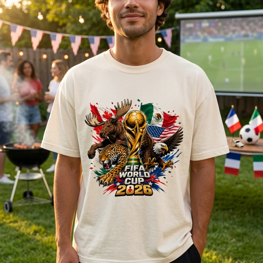 World Soccer Championship Moose Jaguar Eagle 2026 - Comfort Shirt - Gift For Soccer Fans - Image 5