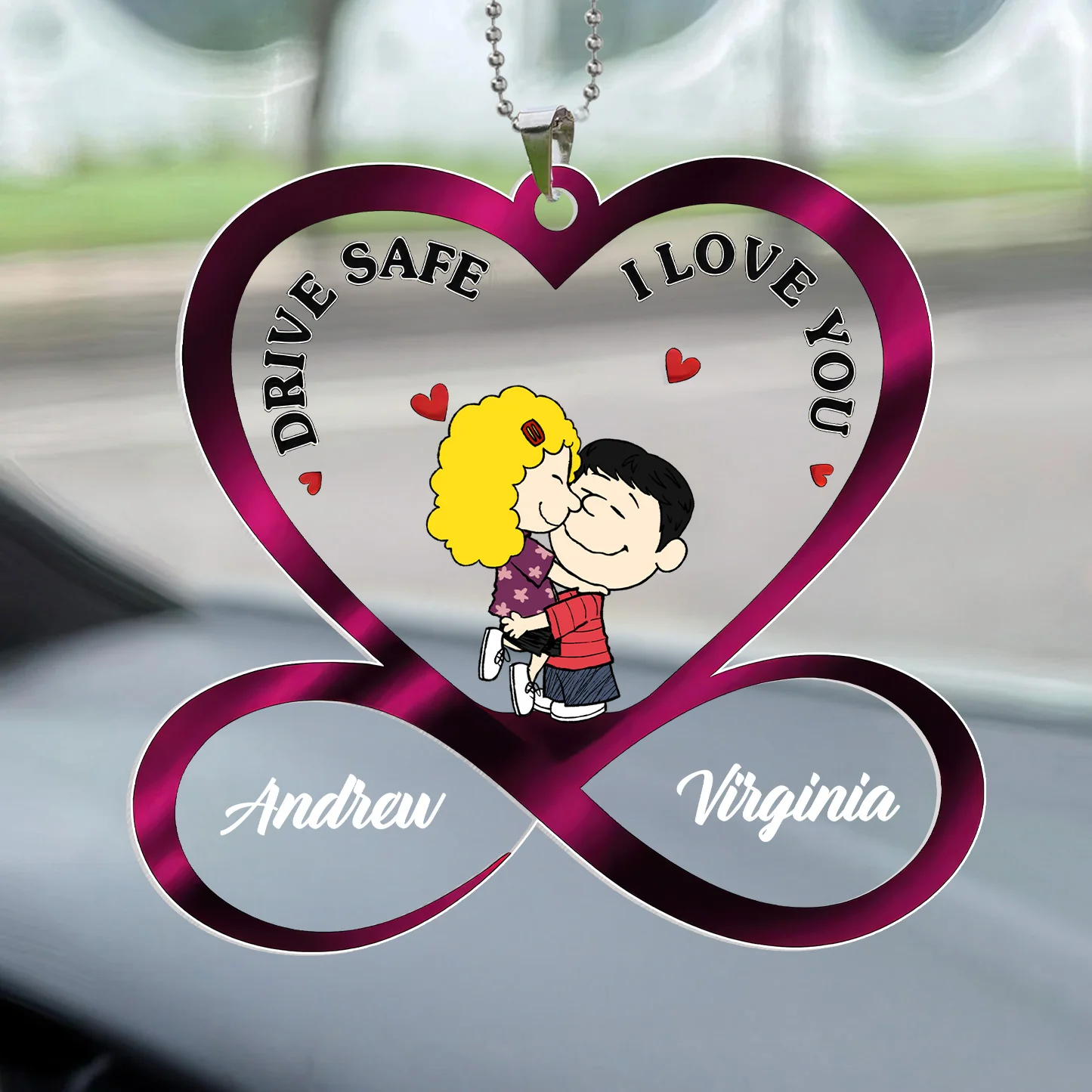 You And Me, We Got This Peanut - Personalized Car Ornament - Gift For Couple, Husband Wife | GR8 NH96