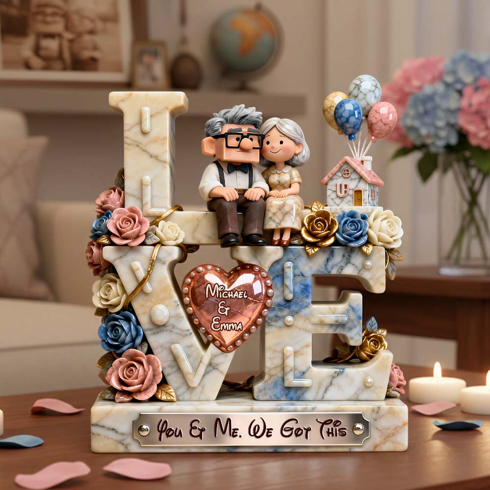 You And Me We Got This - Personalized Acrylic Plaque - Gift For Couple, Valentine HH01