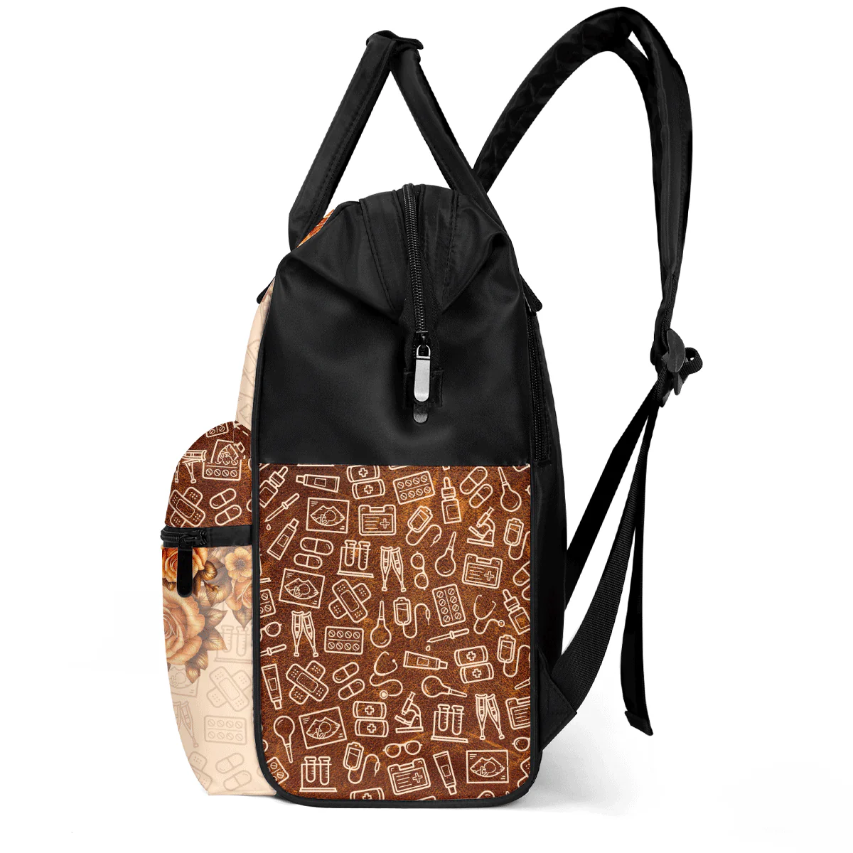 You Are God's Masterpiece - Personalized Duckbilled Backpack - Gift For Nurse | NR2 HN02 - Image 2