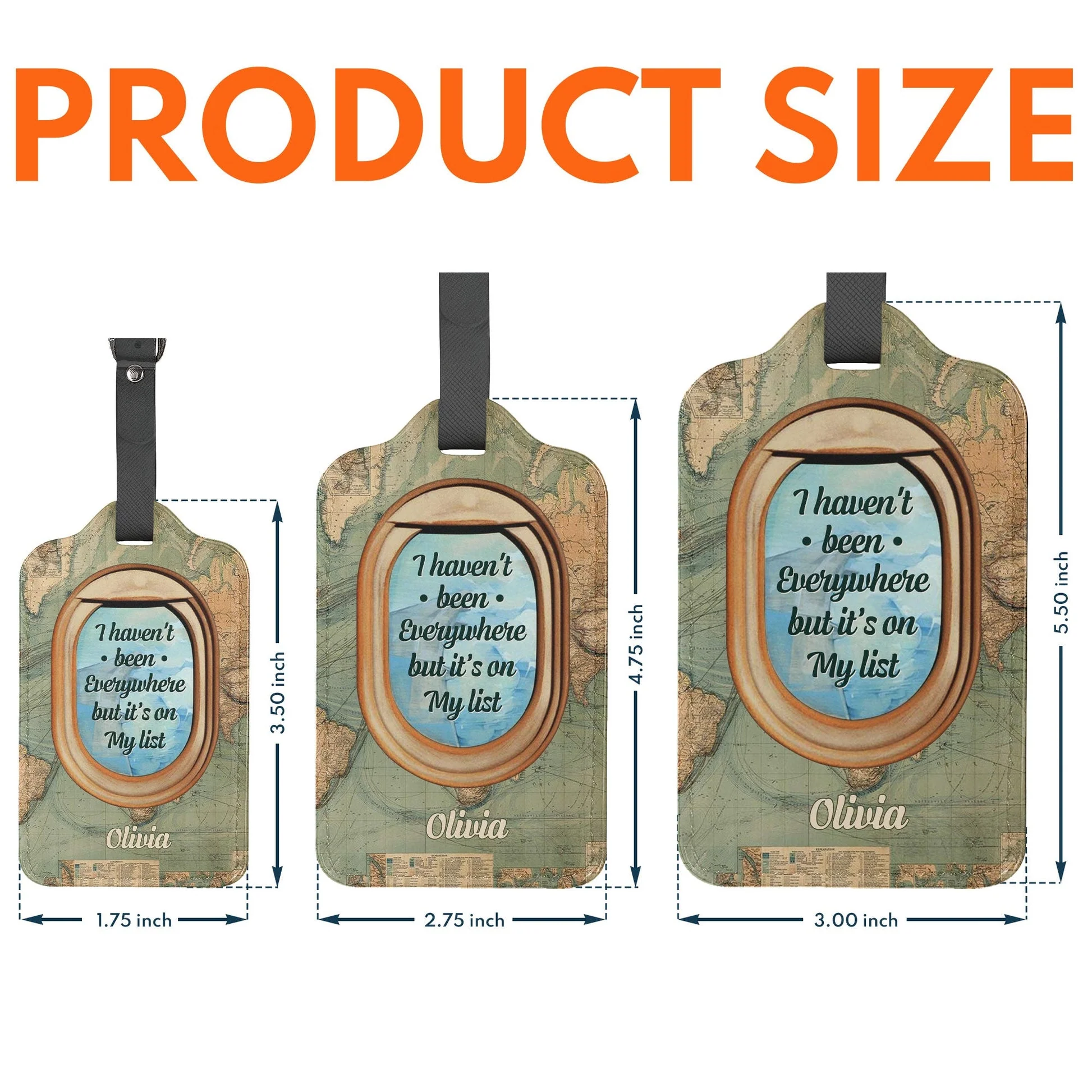 You Are My Greatest Adventure - Personalized Passport Holder & Luggage Tag Set - Vacation Gift for Travelers - DSNY - Image 10
