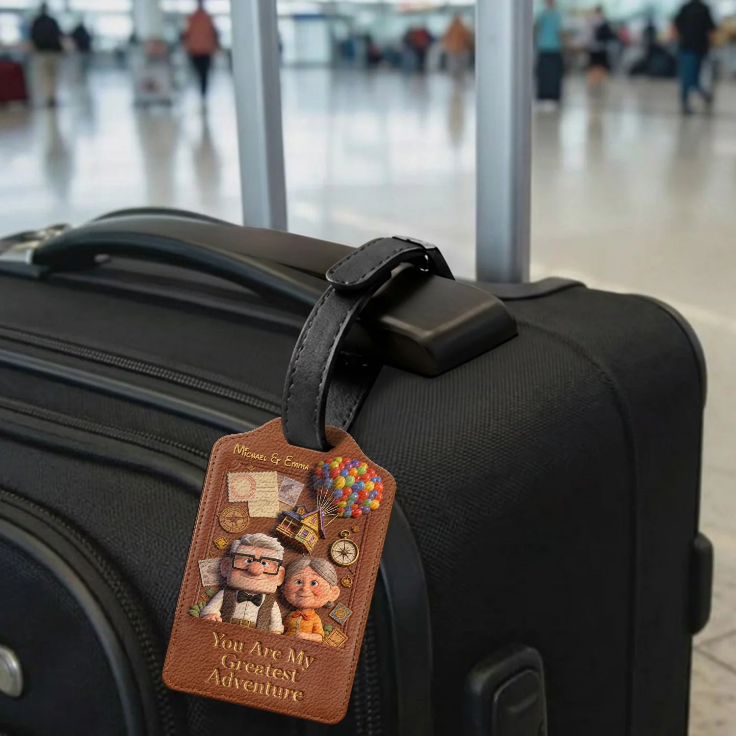 You Are My Greatest Adventure - Personalized Passport Holder & Luggage Tag Set - Vacation Gift for Travelers - DSNY - Image 8