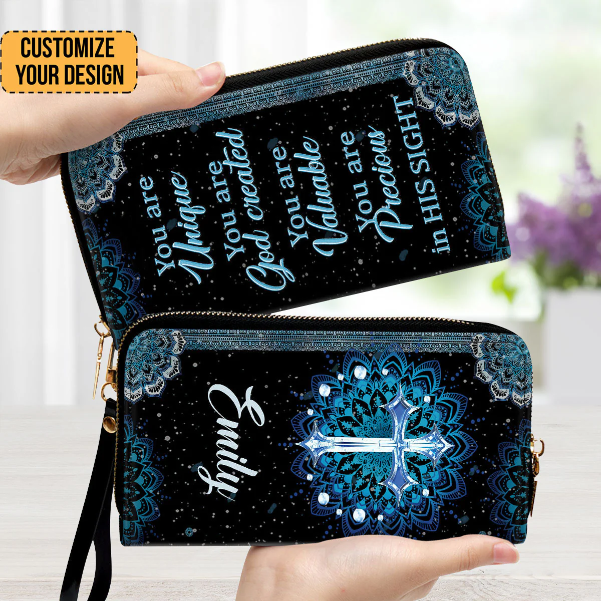 You Are Precious In His Sight - Thoughtful Gift For Christians - Personalized Leather Long Wallets - AT4080739