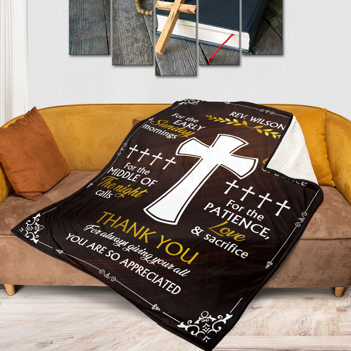 You Are So Appreciated - Personalized Fleece Blanket TD118 - Image 2