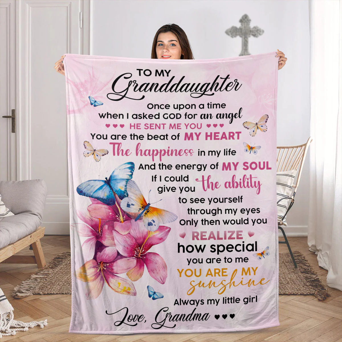 You Are The Beat Of My Heart - Personalized Blanket - Gift for Her HN02