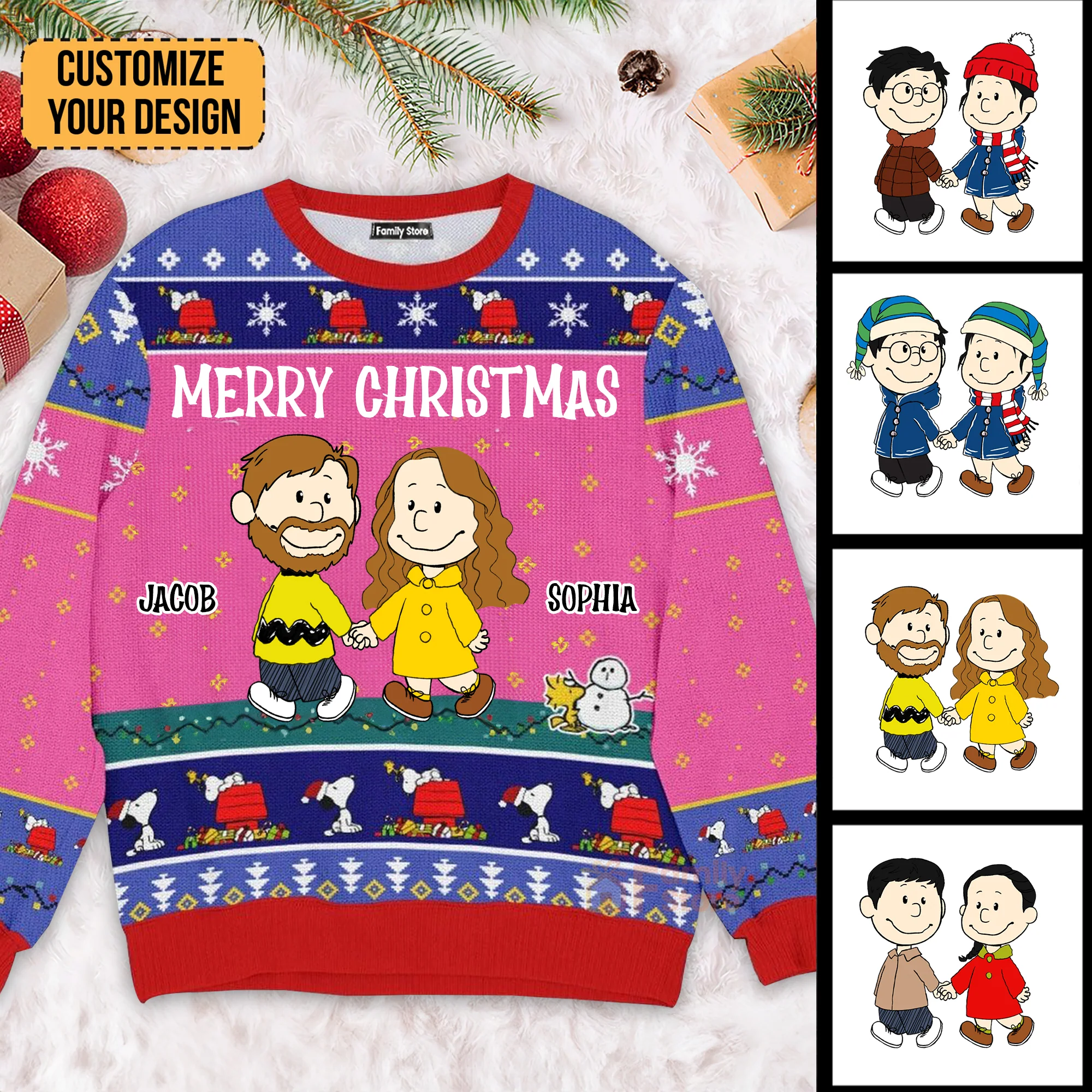 You & Me We Got This - Personalized Ugly Sweatshirt - Gift For Couple, Husband Wife, Anniversary,NH96 - Image 2